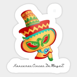 Kanzeroz Cincoz Mayoz Sticker